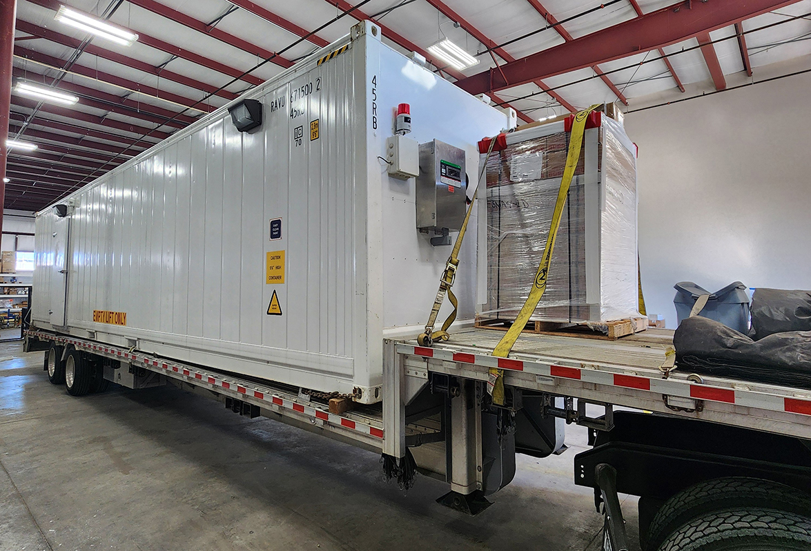 Shipping RO in container